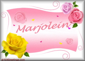 Naamanimaties Marjolein 