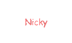Naamanimaties Nicky 
