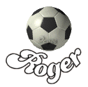 Naamanimaties Roger Draaiende Voetbal Roger