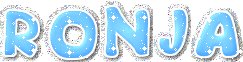Naamanimaties Ronja Glitters Blauw