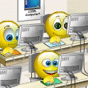 Plaatjes 3d smilies Smillies Druk Bezig Met Kantoorwerk