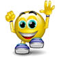 Plaatjes 3d smilies 3D Smilie Grijpt Klimmend