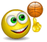 Plaatjes 3d smilies Smilies Basketbal Op Een Vinger