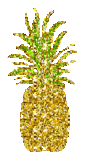 Ananas Plaatjes Glitter Ananas