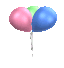 Plaatjes Ballonnen Ronddraaiende Gekleurde Ballonnen