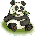Plaatjes Beren panda Panda Beer Eet Bamboe Bewegend