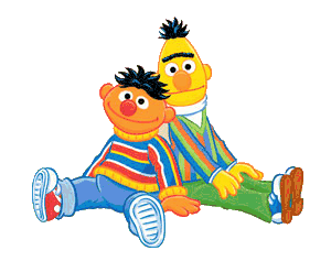 Plaatjes Bert en ernie 