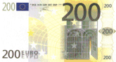 Plaatjes Betaalmiddel Bankbiljet Van 200 Euro