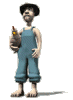 Boerderij Plaatjes Boer Met Kip