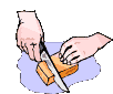Brood Plaatjes Brood Snijden