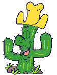 Plaatjes Cactussen Cactus Gele Hoed Met Pijl Erdoor