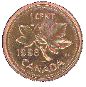 Canada Plaatjes Cent Canada