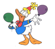 Plaatjes Donald duck Donald Duck Met Samba Ballen
