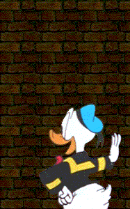 Plaatjes Donald duck Donald Duck Tegen De Muur Praten
