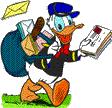 Plaatjes Donald duck Donald Duck Als Postbode Brieven Posten