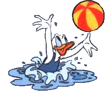 Plaatjes Donald duck Donald Duck Waterpolo Bal Spelen