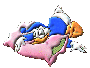 Plaatjes Donald duck Donald Duck Kussen Liggen Slapen Met Slaapmuts