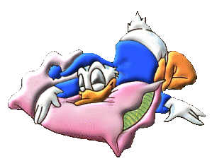 Plaatjes Donald duck Donald Duck Kussen Liggen Slapen Met Slaapmuts