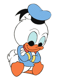 Plaatjes Donald duck Baby Donald Duck Pet Valt Af
