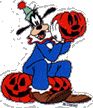 Plaatjes Donald duck Goofy Halloween Pompoenen