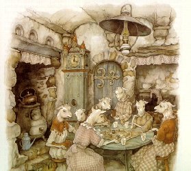 Plaatjes Efteling Efteling Tekening Anton Pieck De Zeven Geitjes Sprookje Sprookjesbos