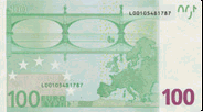 Plaatjes Euro 100 Euro Biljet Bewegend