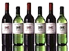 Fles Plaatjes Rode En Witte Wijn