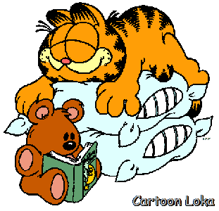 Garfield Plaatjes Garfield Slapen