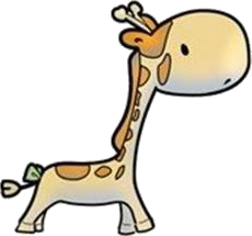 Giraffen Plaatjes Giraffe Met Dikke Snuit En Strik In Staart