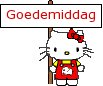 Plaatjes Goede Hello Kitty Bordje Goedemiddag