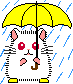 Hamsters Plaatjes Het Regent Muis Met Paraplu In De Regen