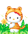 Hello kitty Plaatjes Hello Kitty Tijger
