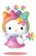 Hello kitty Plaatjes Hello Kitty Regenboog Knipoog