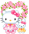 Hello kitty Plaatjes Hello Kitty Met Konijn Kawaii