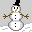 Icons Plaatjes Sneeuwpop In De Sneeuw