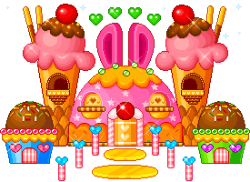 Plaatjes Kawaii huizen en kastelen 