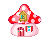 Plaatjes Kawaii huizen en kastelen 