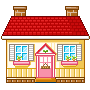 Plaatjes Kawaii huizen en kastelen 