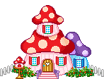 Plaatjes Kawaii huizen en kastelen 