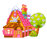 Plaatjes Kawaii huizen en kastelen 