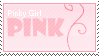Plaatjes Kawaii postzegels Pinky Girl Pink Kawaii Postzegel