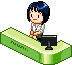 Plaatjes Kawaii school en kantoor 