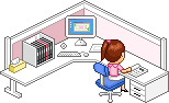 Plaatjes Kawaii school en kantoor 