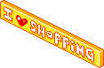 Plaatjes Kawaii winkels I Love Shopping Winkelen