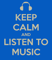Plaatjes Keep calm and Blijf Rustig En Luister Naar Muziek