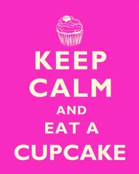 Plaatjes Keep calm and Blijf Rustig En Eet Een Cupcake