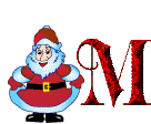 Plaatjes Kerst alfabet 