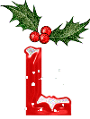 Plaatjes Kerst alfabet 