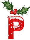 Plaatjes Kerst alfabet 