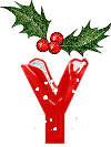 Plaatjes Kerst alfabet 